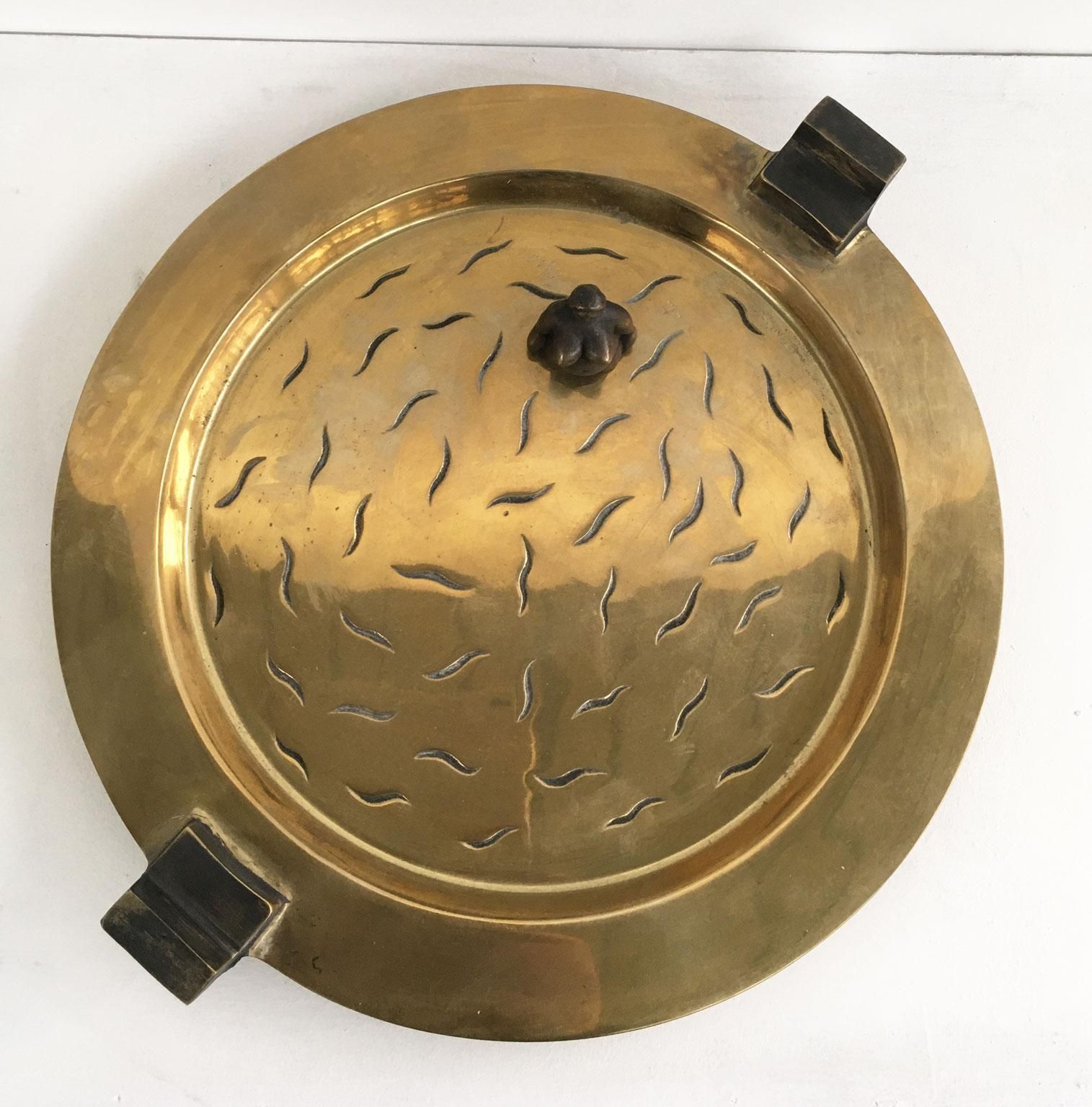 1980 Italy Ugo La Pietra Bronze Abstract Sculpture Bellezza Al Bagno photo furniture