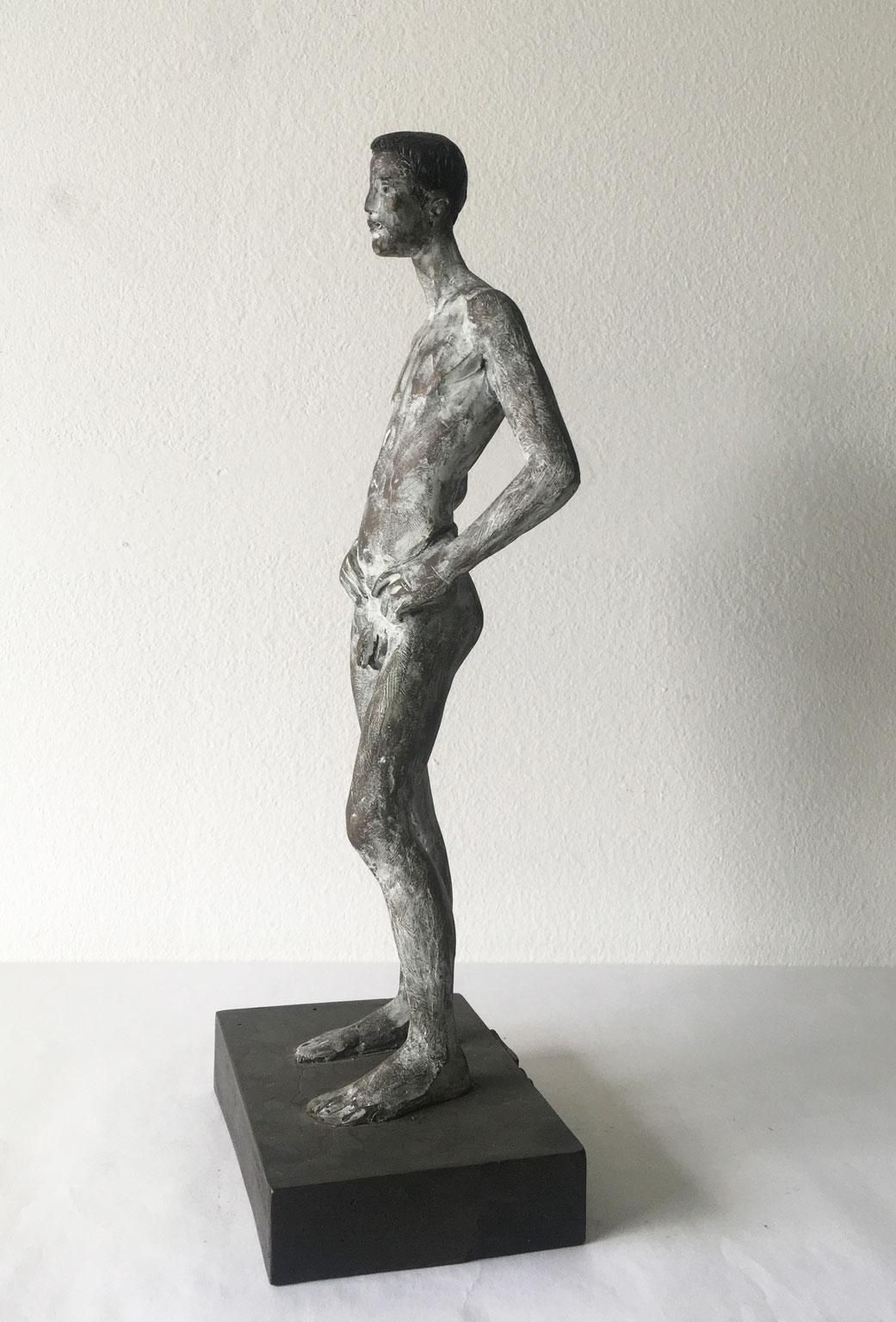 photo furniture Italy Cast Bronze Figurine Man Sculpture By Aron Demetz Title Ricordo