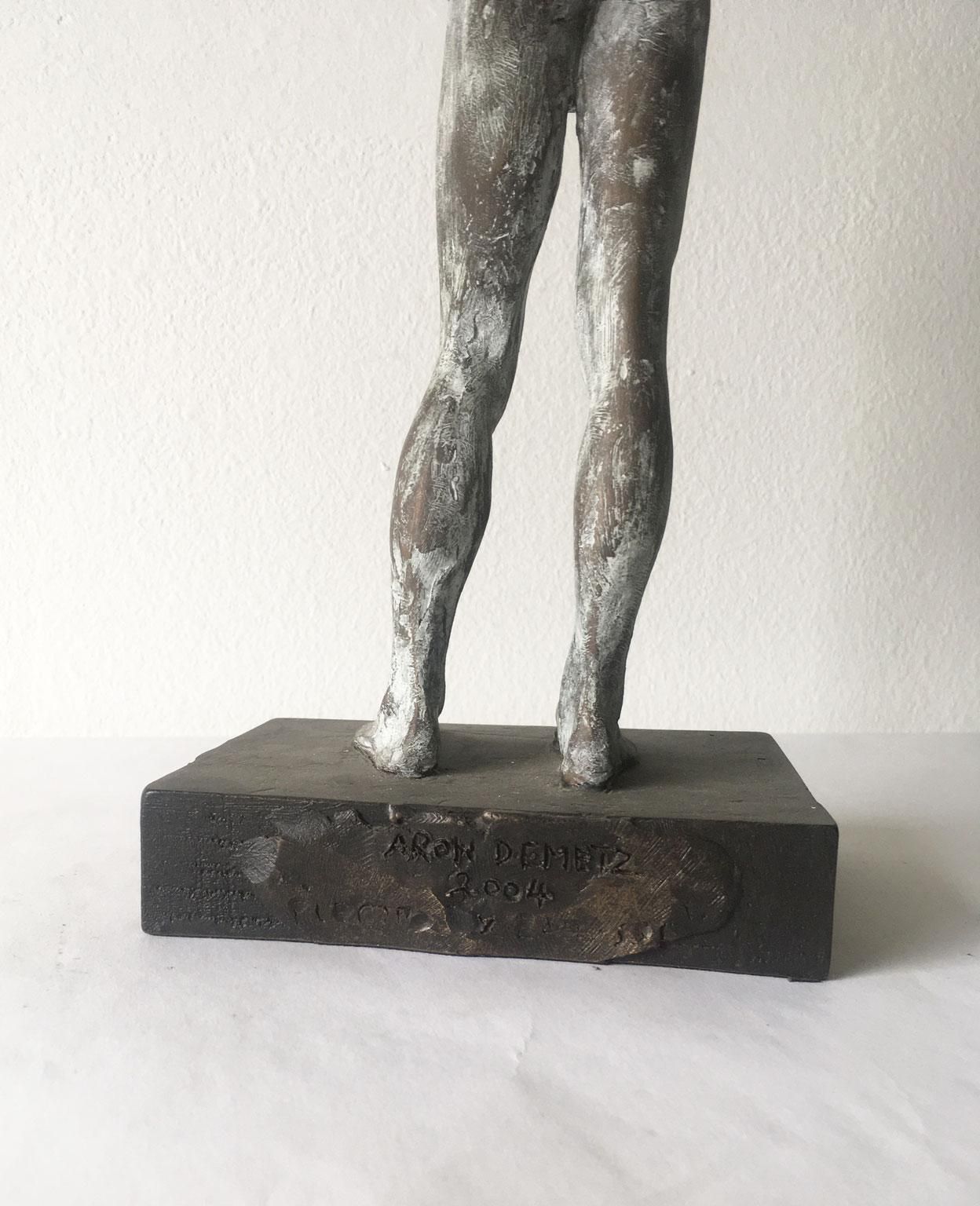 photo buy Italy Cast Bronze Figurine Man Sculpture By Aron Demetz Title Ricordo