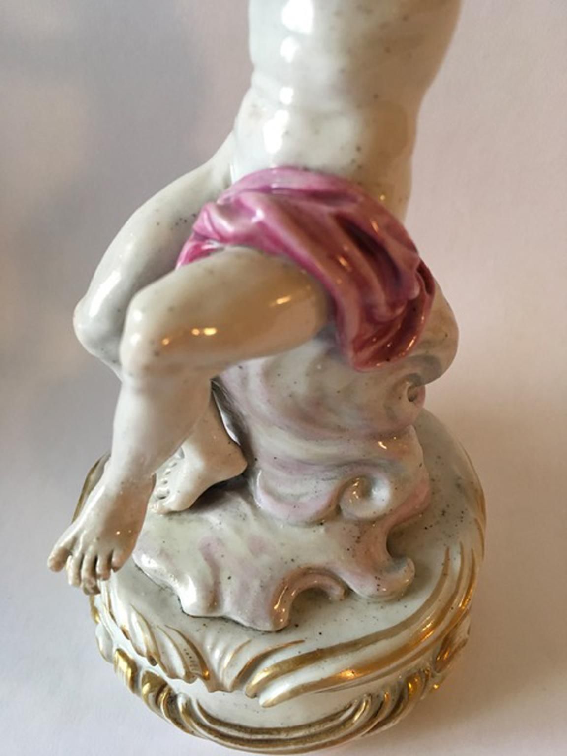 Europe 18th Century Attribuited To Meissen Porcelain Giove Figurine photo vinterior