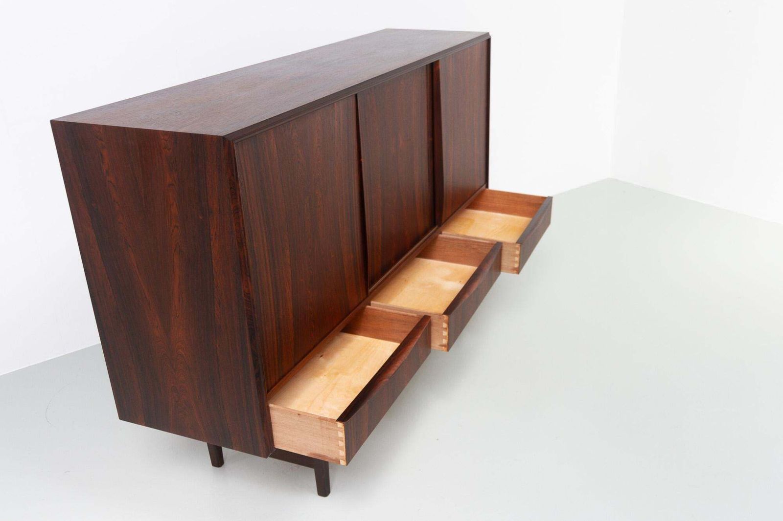 photo furniture Mid Century Danish Rosewood Sideboard By E.W. Bach For Sejling Skabe, 1960s.