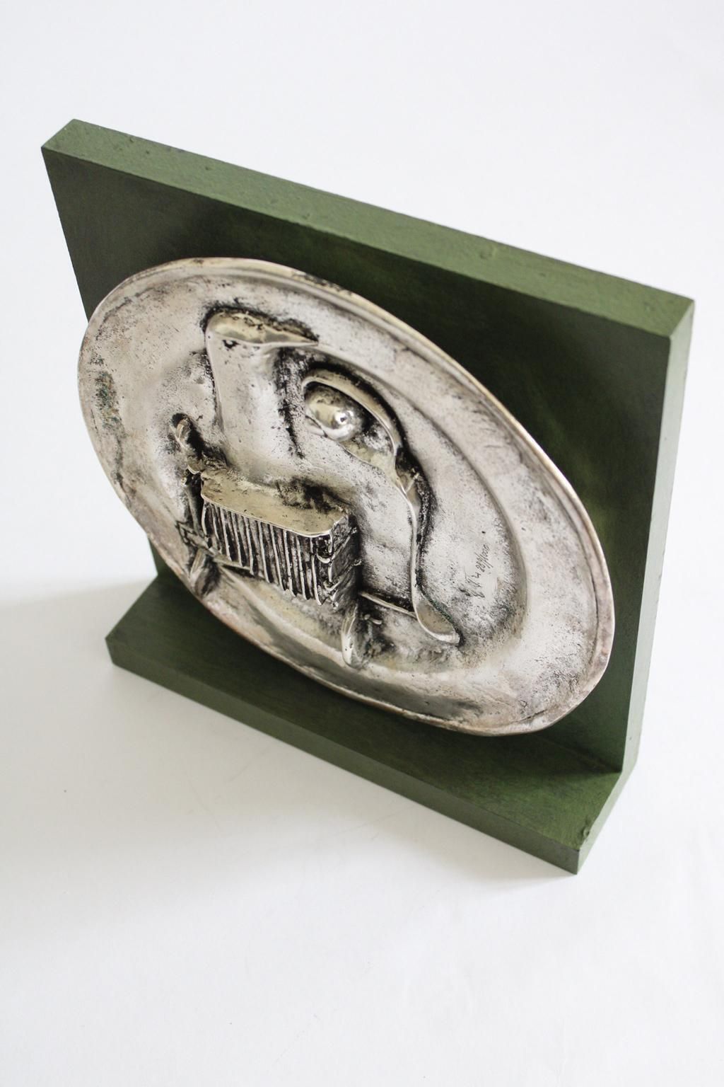 photo furniture Italy 1980 Post Modern Abstract Bronze Sculpture By Novello Finotti