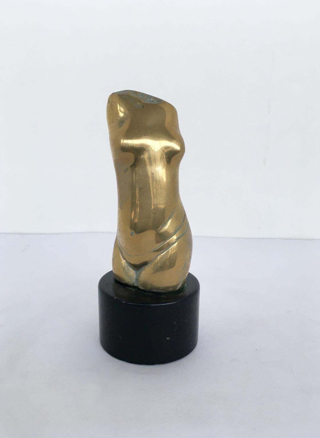 1980 Italy Post Modern Bronze Abstract Sculpture By Alfredo Cifani Title Eos photo furniture