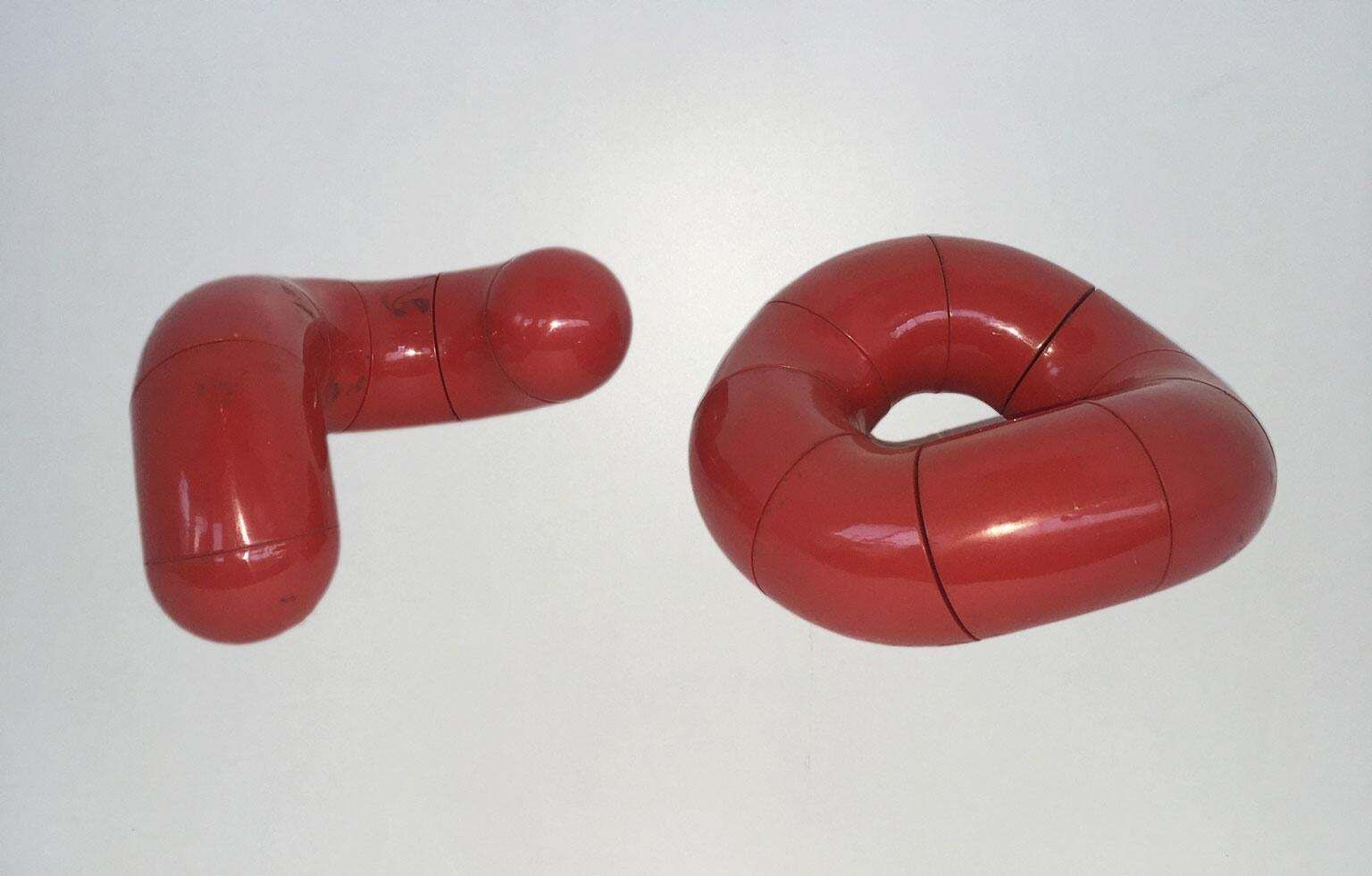 918.0 1980 Italy Post Modern Abstract Kinetic Sculpture Les Simonnet  Polimorphes photo