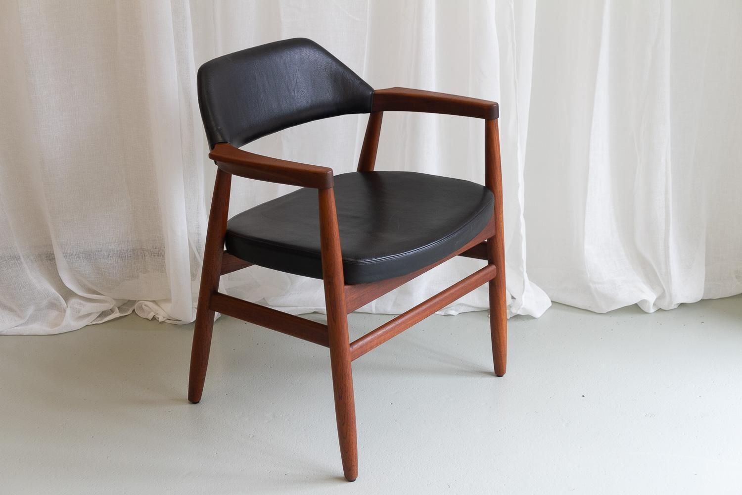 Danish Modern Teak Armchair By Tove & Edvard Kindt Larsen, 1950s. photo furniture
