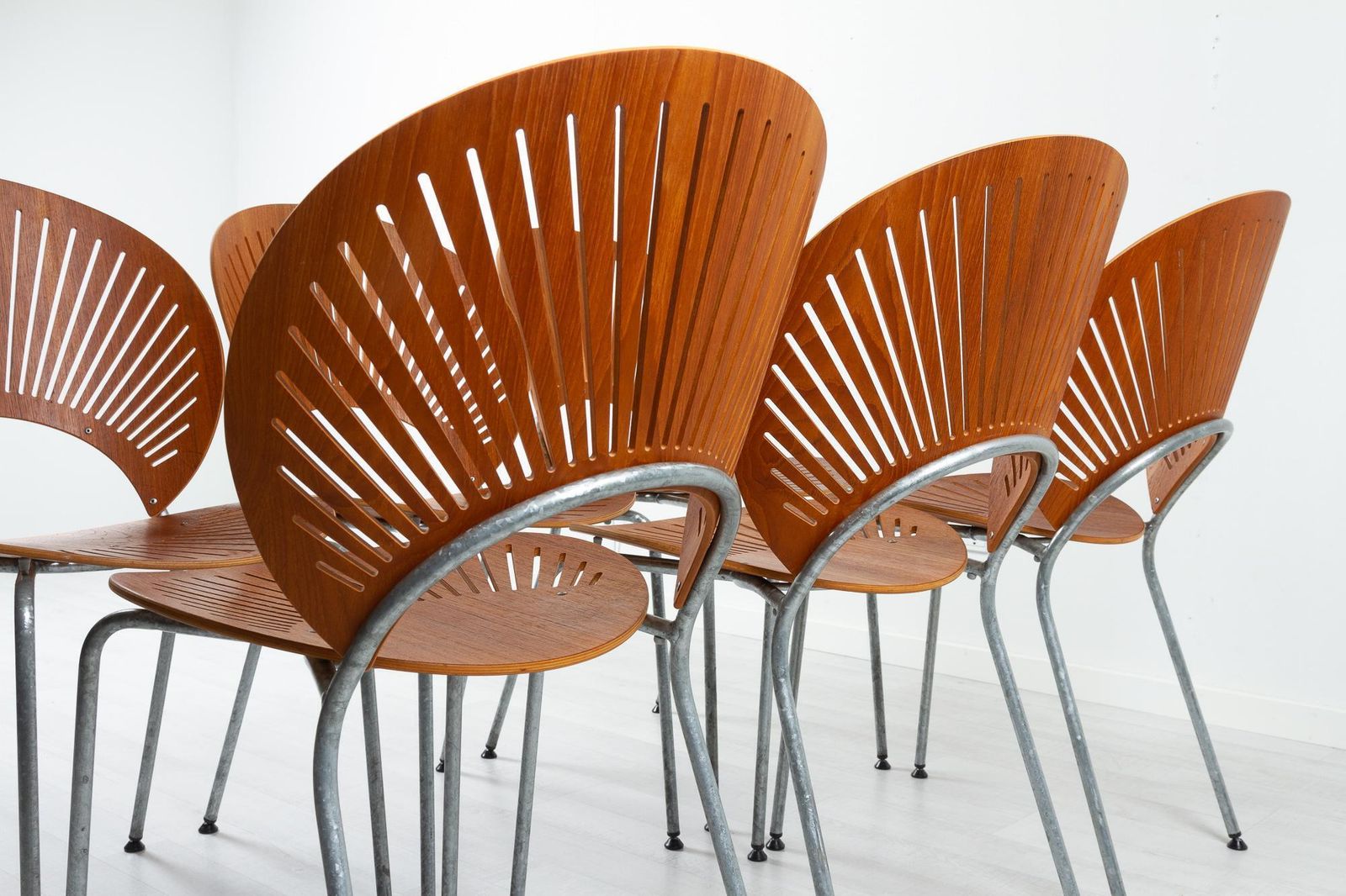 photo buy Trinidad Teak Dining Chairs By Nanna Ditzel 1990s Set Of 6