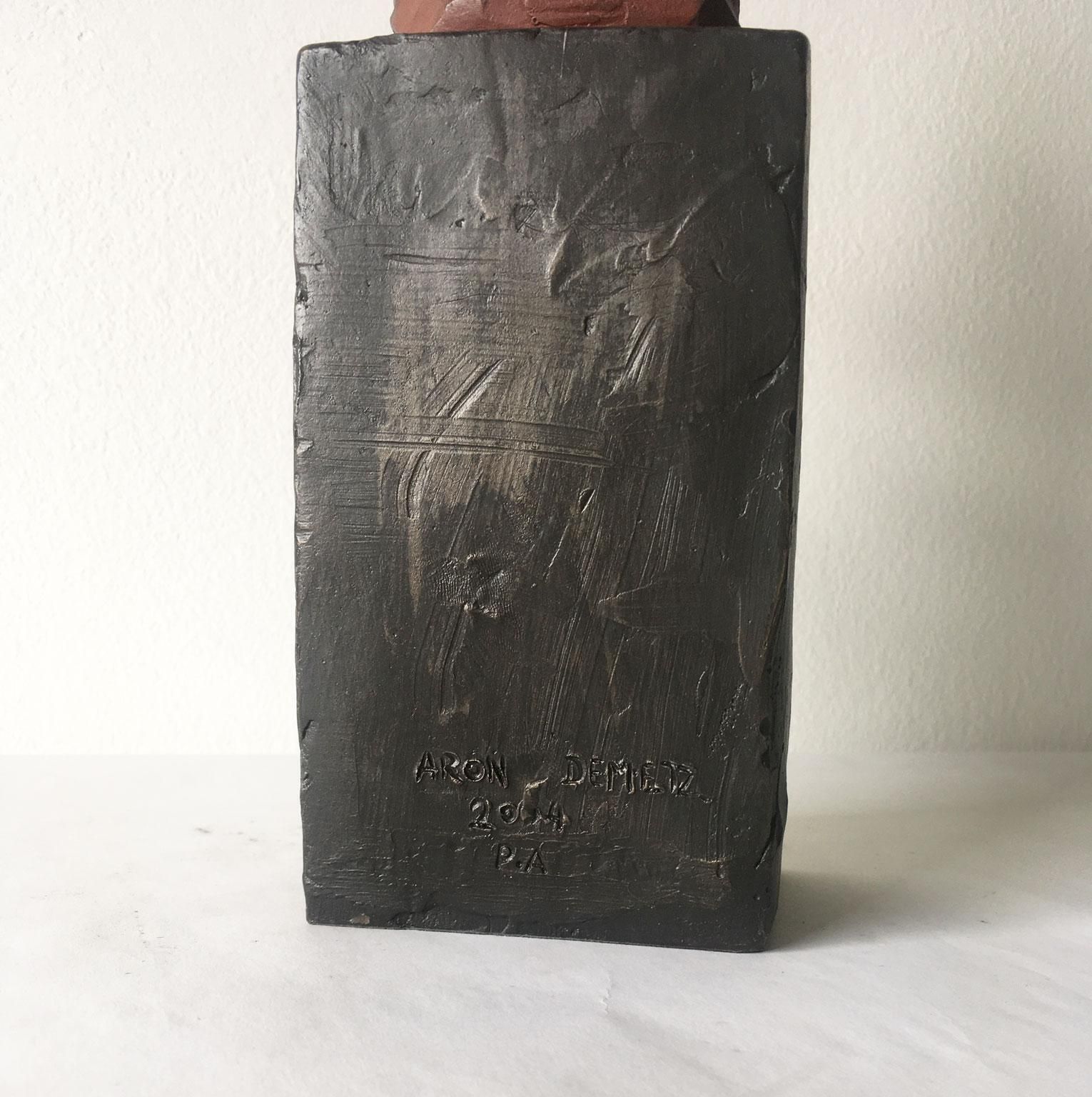 5949.0 Italy Bronze Cast Figurine Sculpture By Aron Demetz Verso Te photo