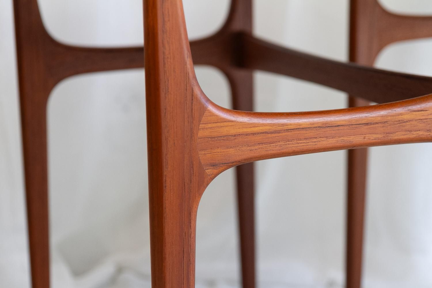 photo for sale Vintage Danish Teak Nesting Tables By Erling Torvits For Heltborg Møbler 1950s.