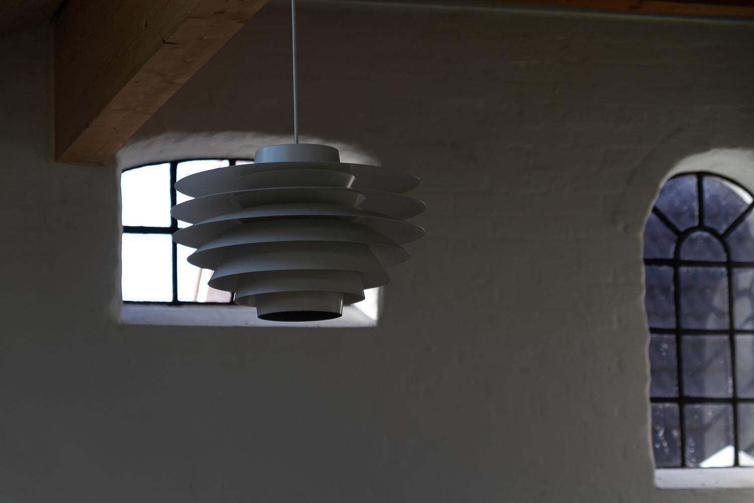 Lighting Vintage Scandinavian Modern Ceiling Pendant Verona 485 By Sven Middelboe, 1990s photo