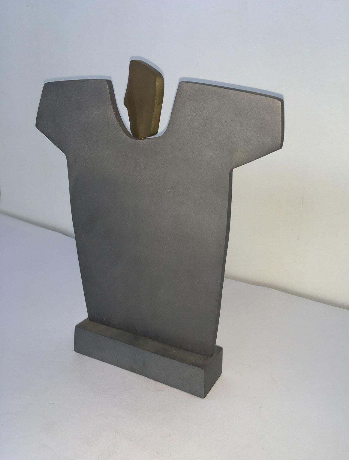photo furniture 1980  Italy Bronze Abstract Sculpture Ottorino Tonelli Romeo