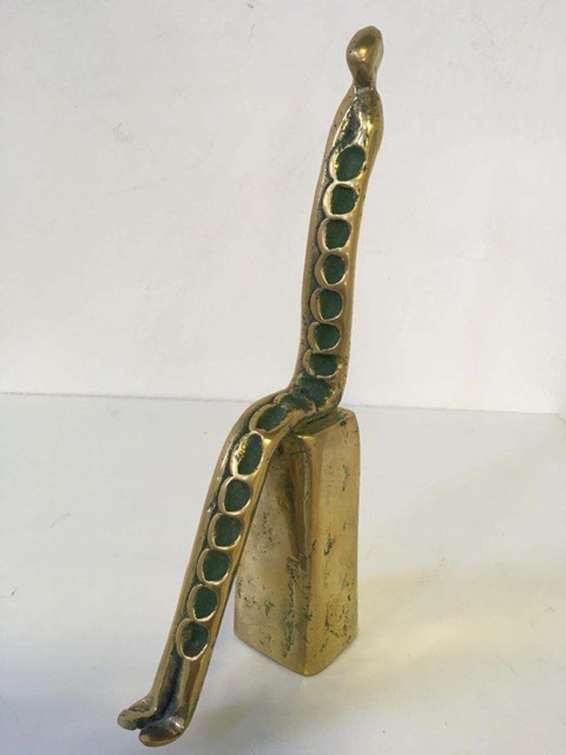 photo vinterior 1985 Italy Post Modern Abstract Bronze Sculpture By Annie Lambert
