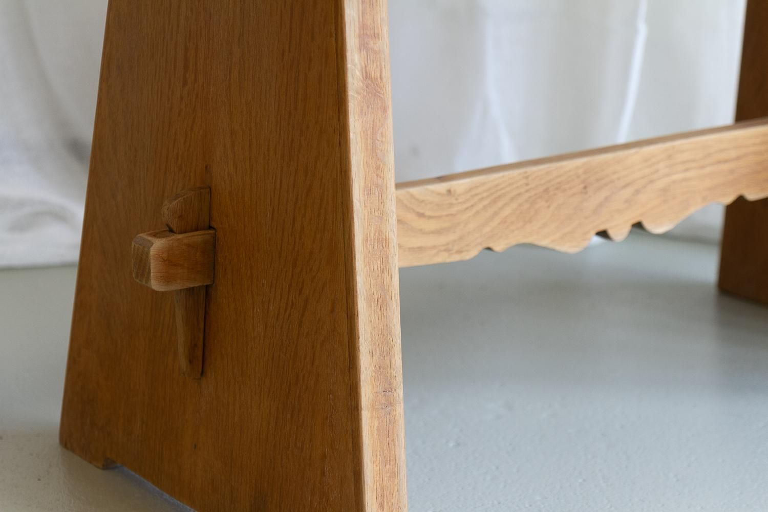 Vintage Danish Oak Coffee Table Attributed To Tue Poulsen, 1960s. photo buy