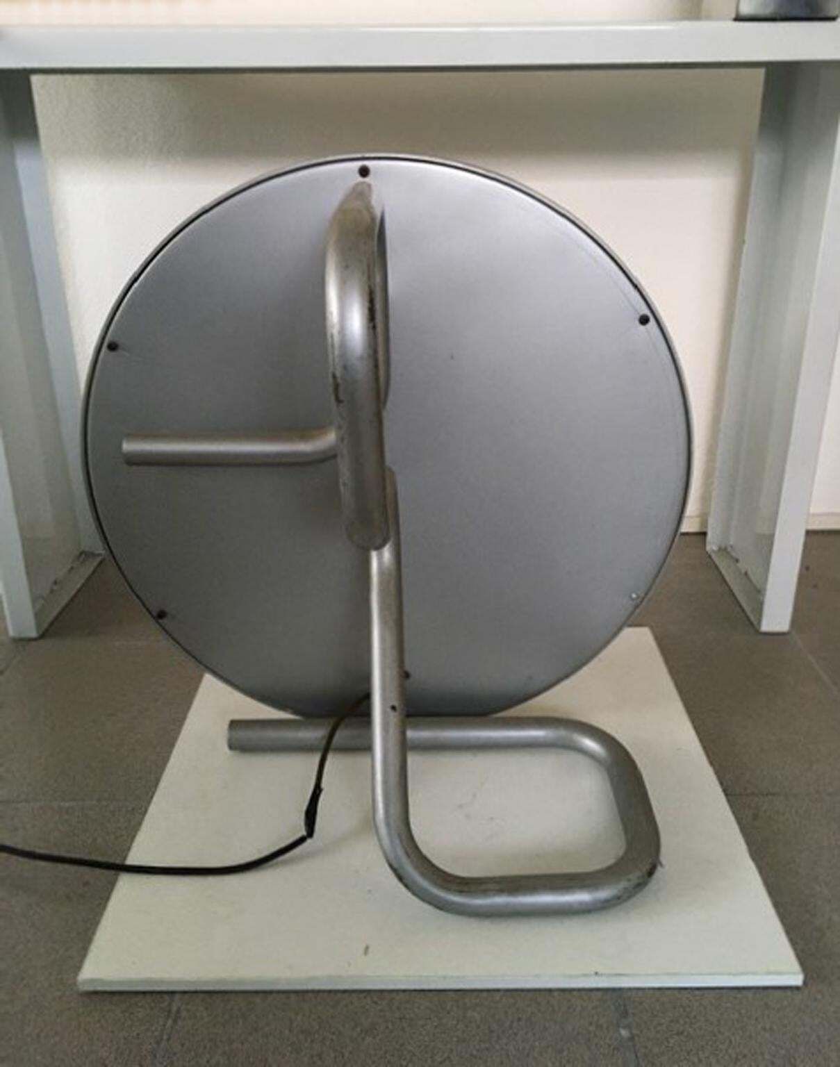 Italy 1970 Scandinavian Modern Floor Lamp Grey Iron Plexiglass By Ingo Maurer photo vinterior