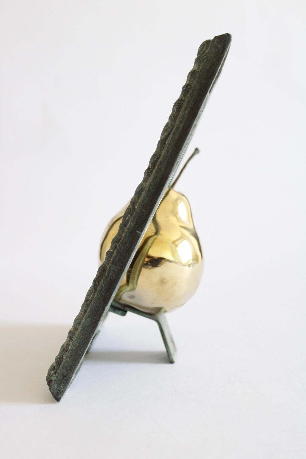 photo for sale Italy 1980 Post Modern  Abstract Bronze Sculpture By Concetto Pozzati