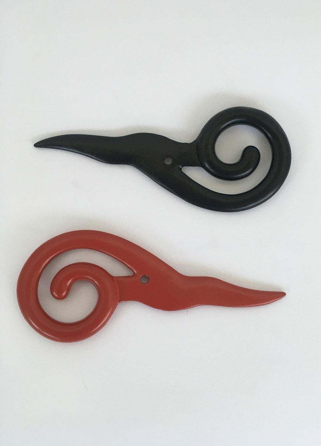 Italy 1980 Post Modern Abstract Red Laquered Bronze Sculpture Prospero Rasulo photo for sale
