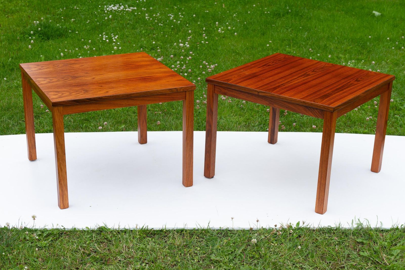 Danish Modern Rosewood Side Tables, 1960s, Set Of 2 photo for sale