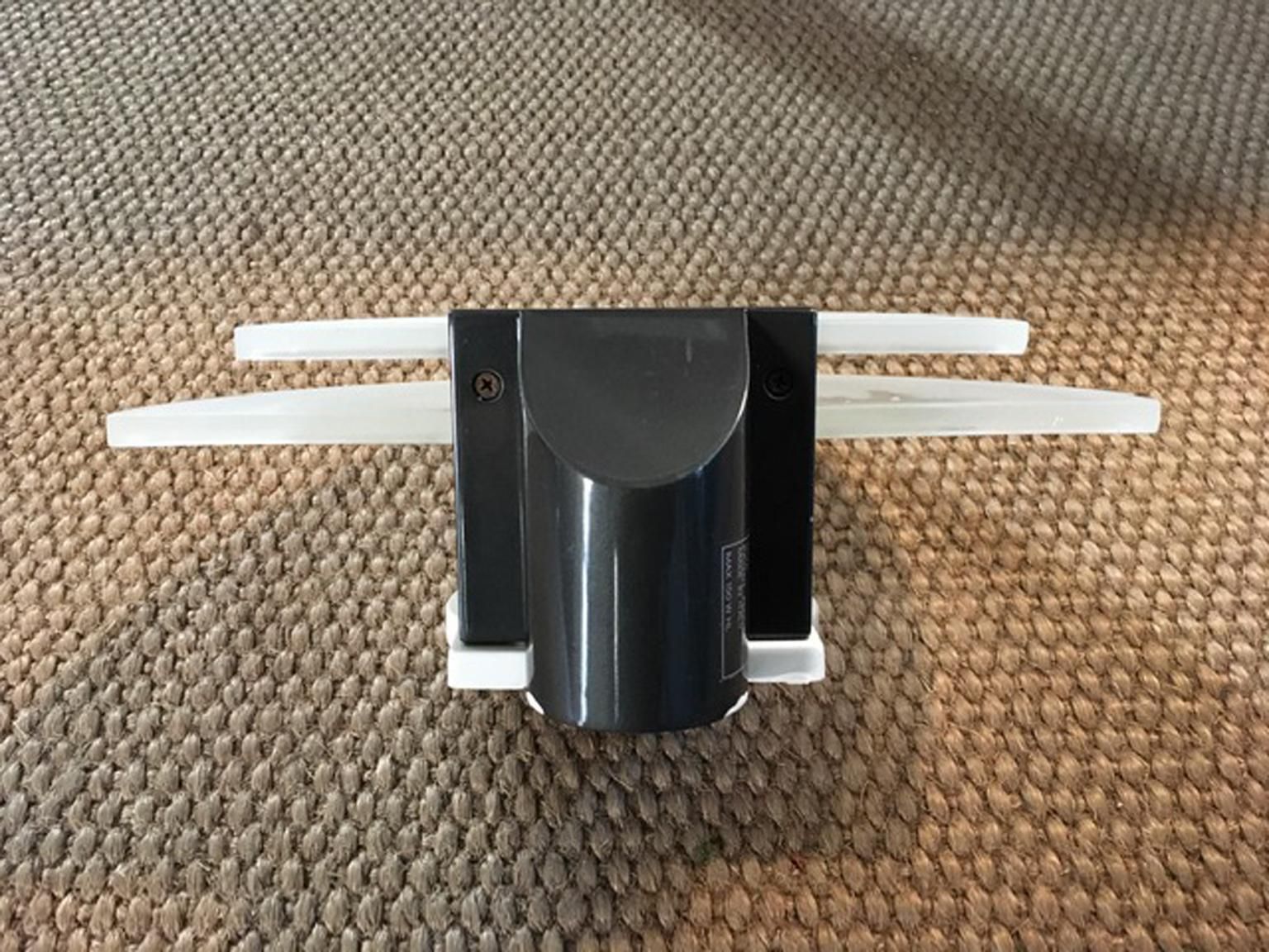 1980 Italy Post Modern Black Metal And Satin Glass Wall Light photo 807.0