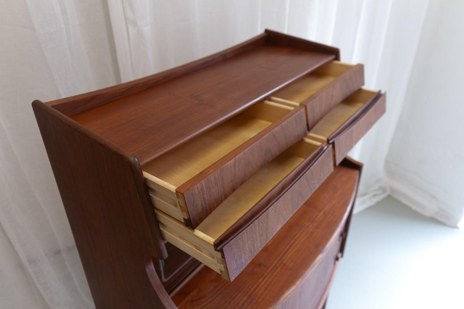 Scandinavian Modern Teak Secretary By Gunnar Falsig 1960s photo 999.0