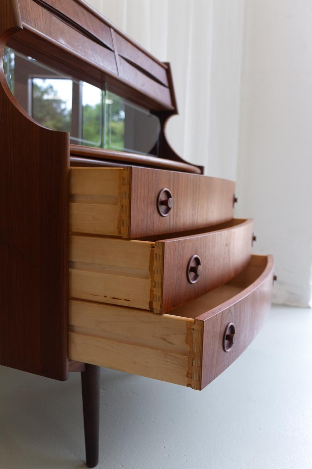 photo furniture Scandinavian Modern Teak Secretary By Gunnar Falsig 1960s