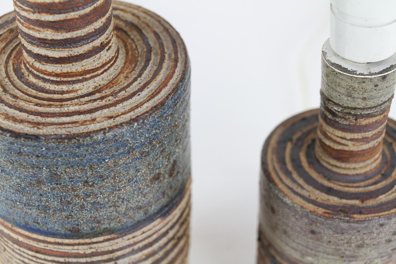 Danish Modern Tue Poulsen Ceramic Table Lamps, 1960s. Set Of 2. photo 1190.0