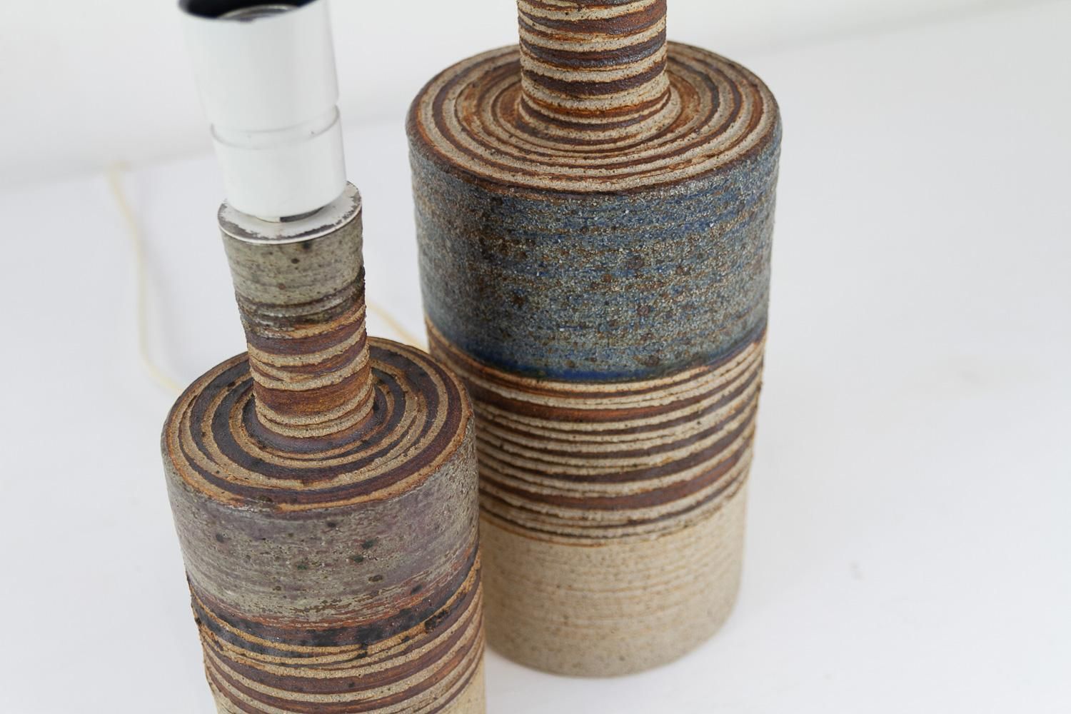 photo buy Danish Modern Tue Poulsen Ceramic Table Lamps, 1960s. Set Of 2.