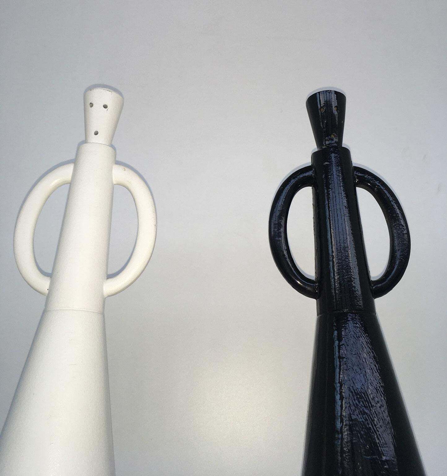 1980 Italy Post Modern Alessandro Guerriero Abstract Sculpture Portabuono Quo photo vintage