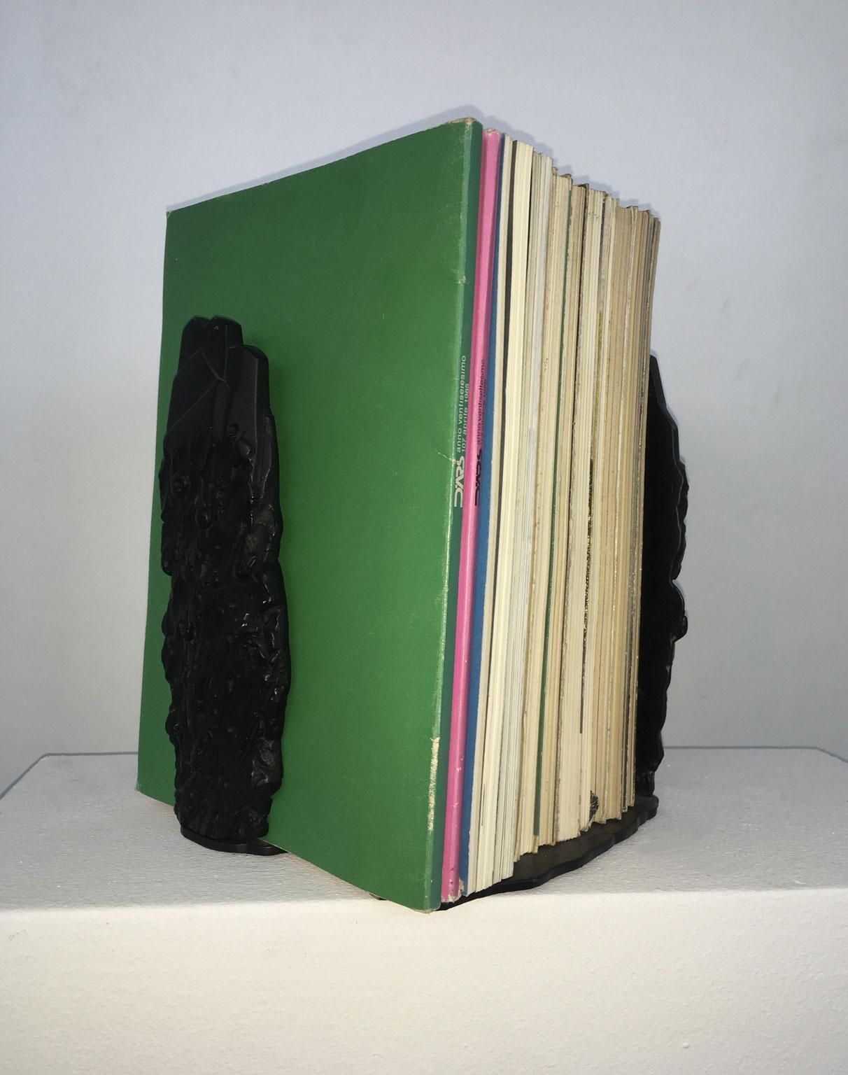 Art Italy 1980 Post Modern Bronze Abstract Sculpture By  Graziano Pompili photo