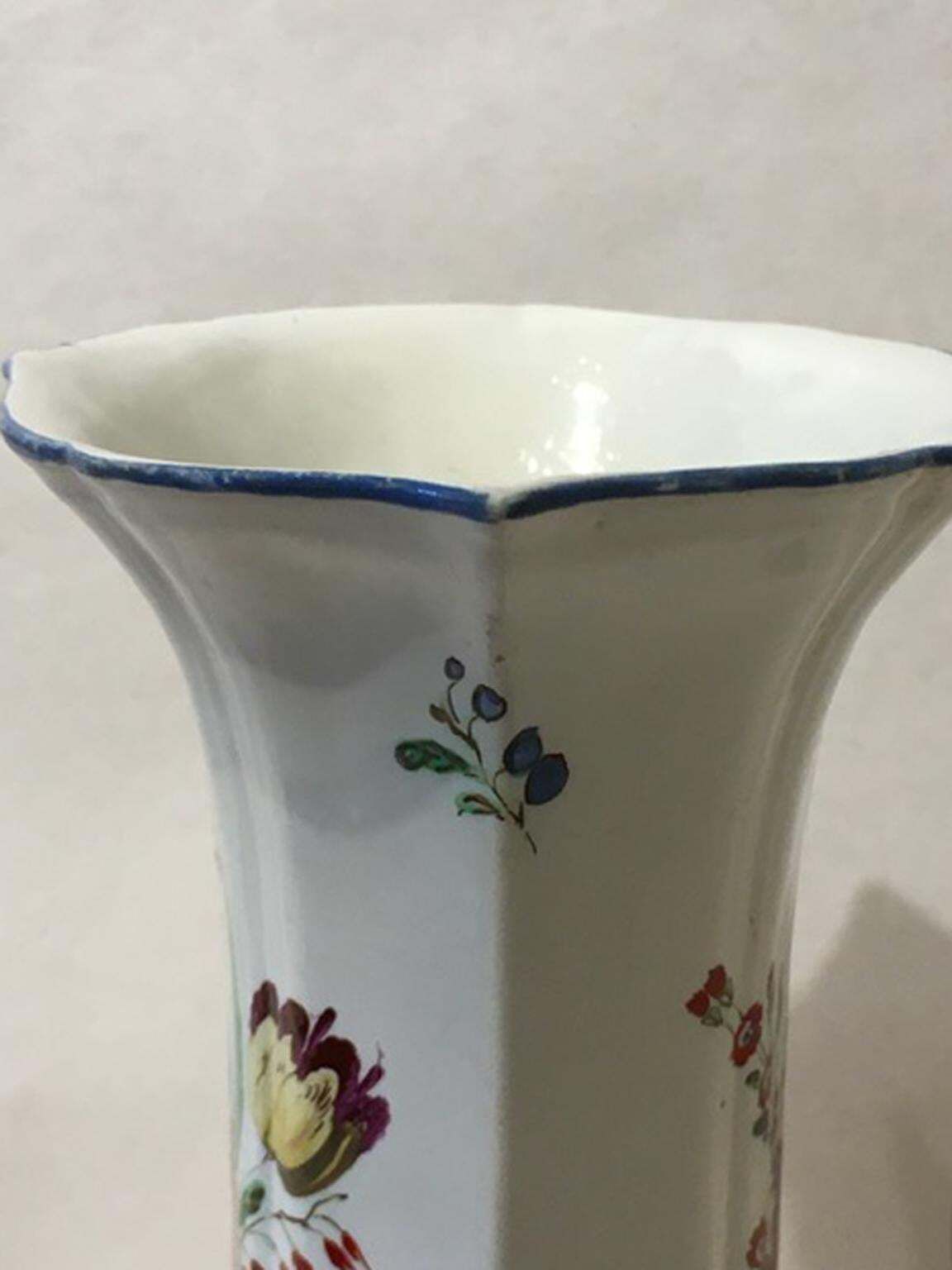 Home Decor Italy Richard Ginori Early 18th Century Porcelain Vase photo