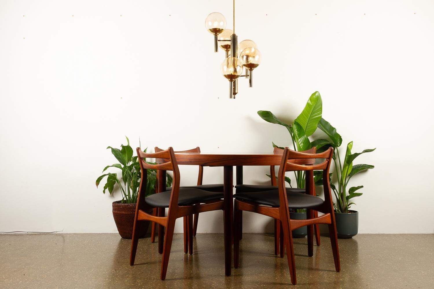 Scandinavian Modern Chandelier By Svend Mejlstrøm For Mejlstrøm Belysning, 1960s photo for sale