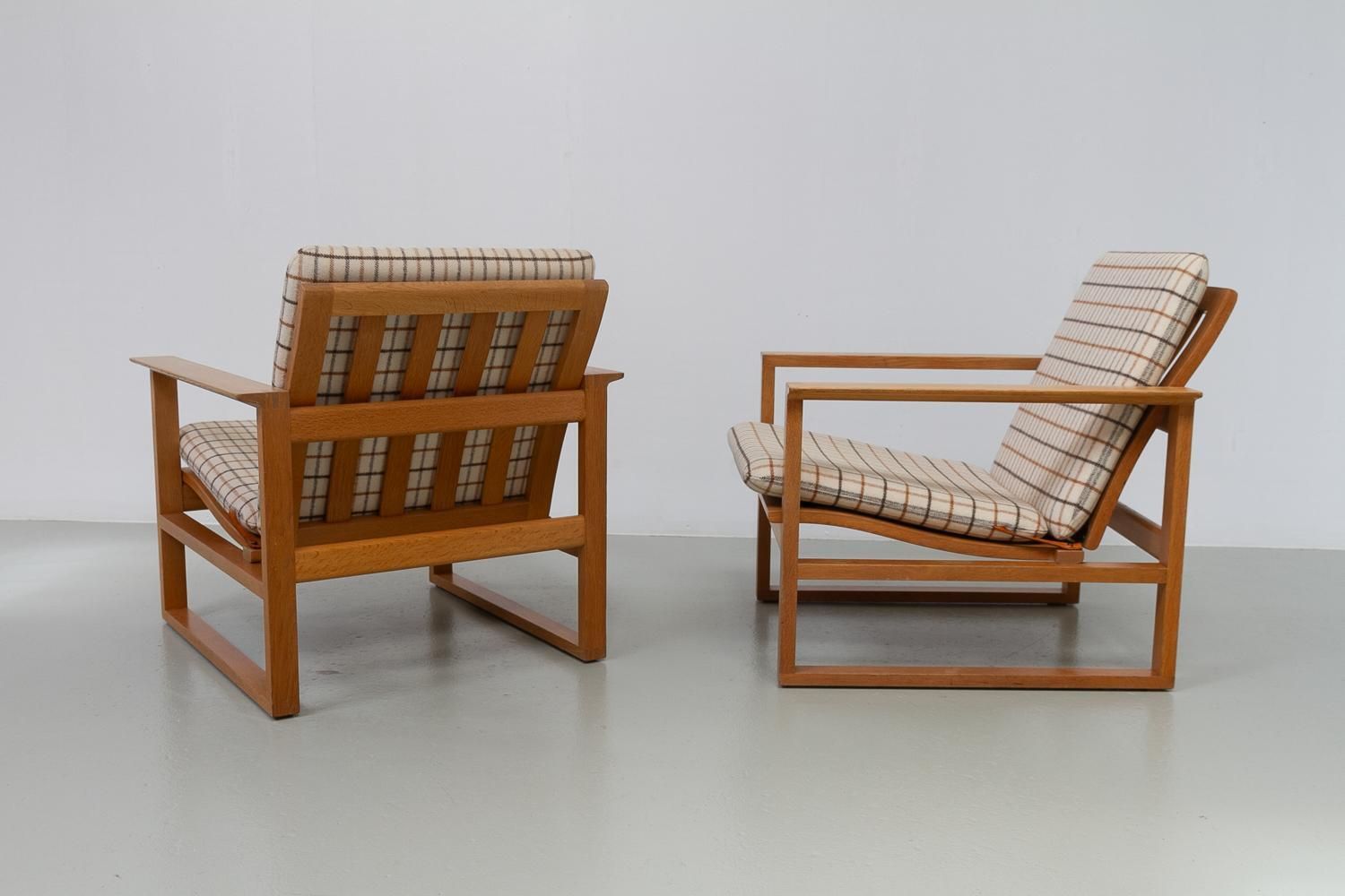 Børge Mogensen Model 2256 Lounge Chairs, 1960s. Set Of 2. photo 3059.0