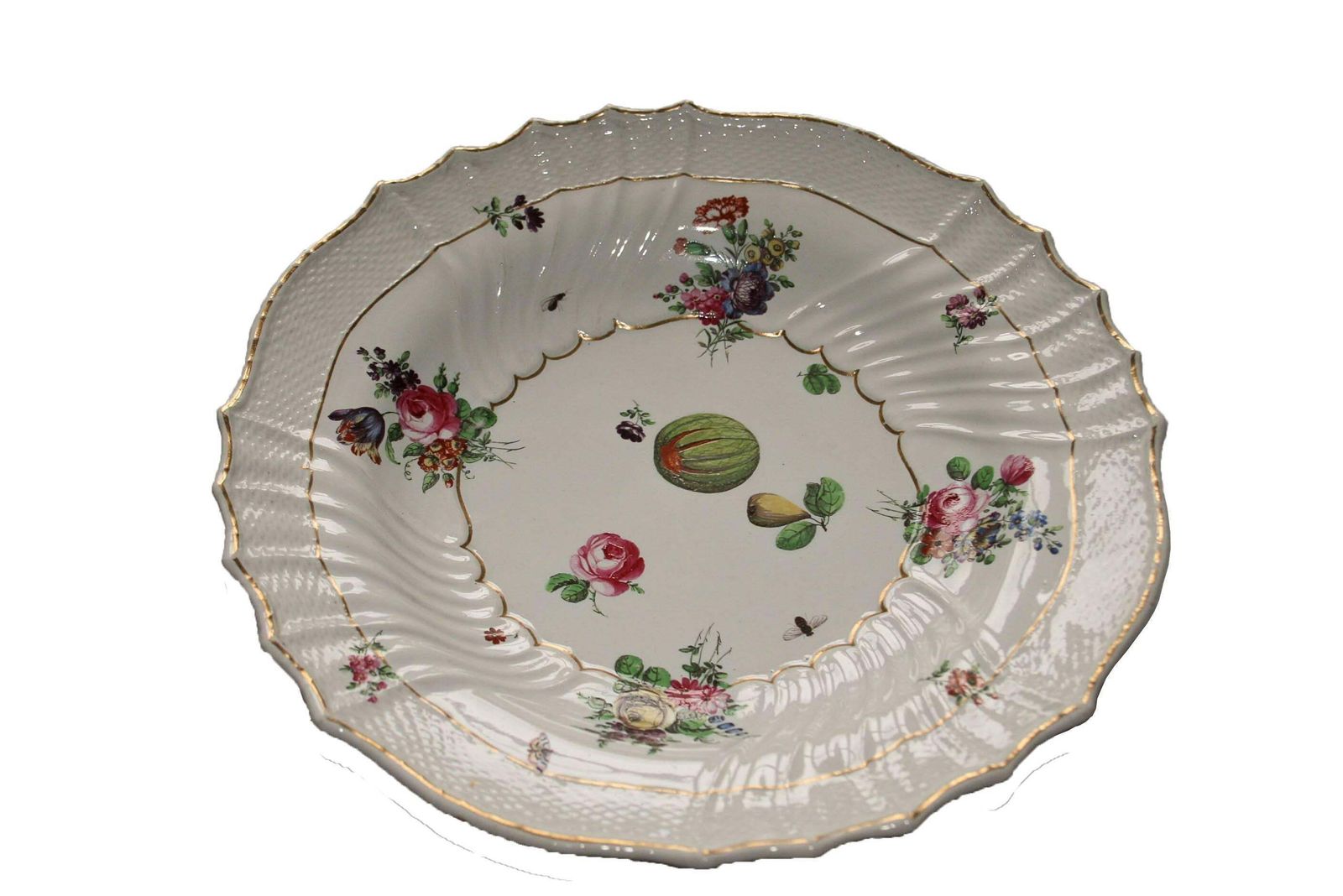 photo vinterior Italy Richard Ginori Mid 18th Century Porcelain Set 8 Dishes Floral Design