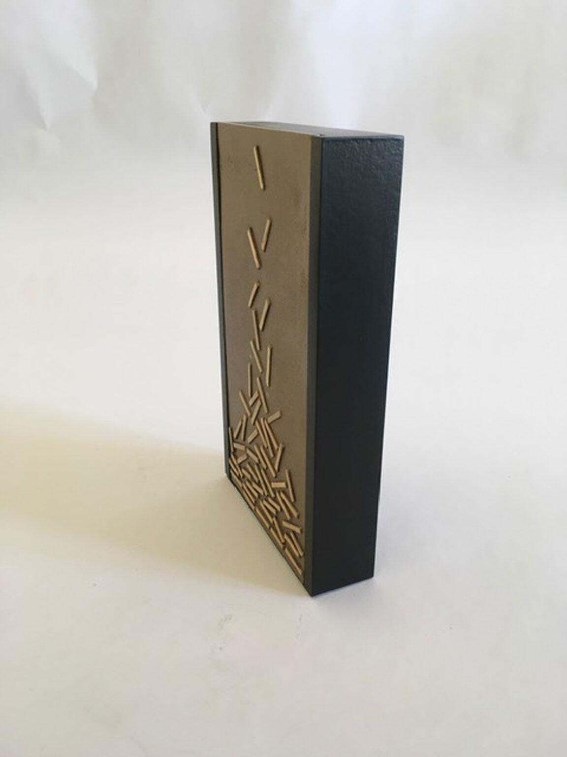 Italy 1990 Post Modern Bronze Abstract Sculpture By Beppe Bonetti photo Art
