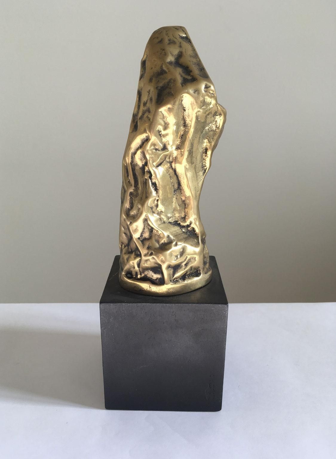 1980 Italy Post Modern Cristina Roncati Bronze Abstract Sculpture Donna Velata photo Art