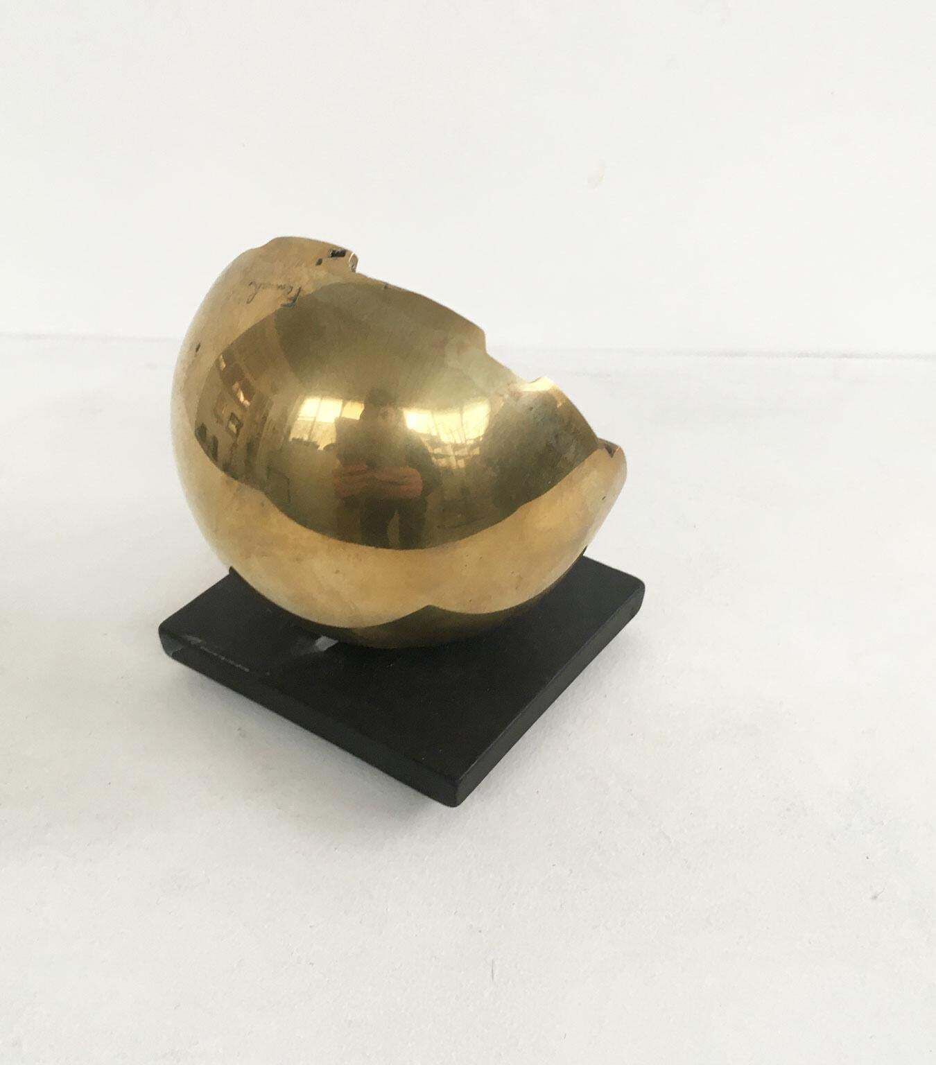 1978 Italy Bronze Abstract Sculpture By Fanna Roncoroni Labirinto Labyrinth photo vinterior