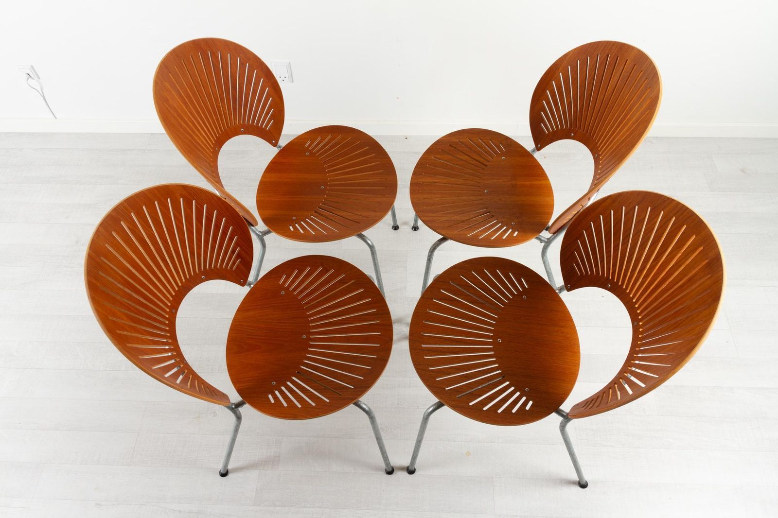 Trinidad Teak Dining Chairs By Nanna Ditzel 1990s Set Of 4 photo vinterior
