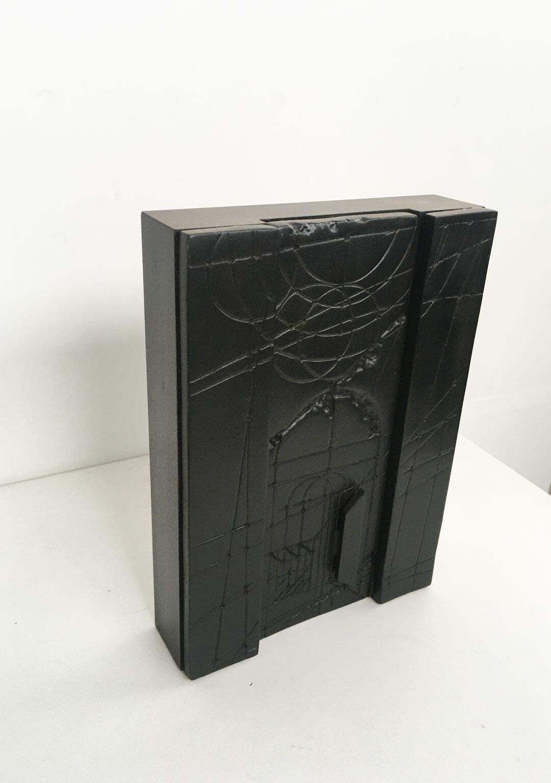 1980 Italy Walter Valentini Bronze Abstract Sculpture City Of The Sun photo vinterior
