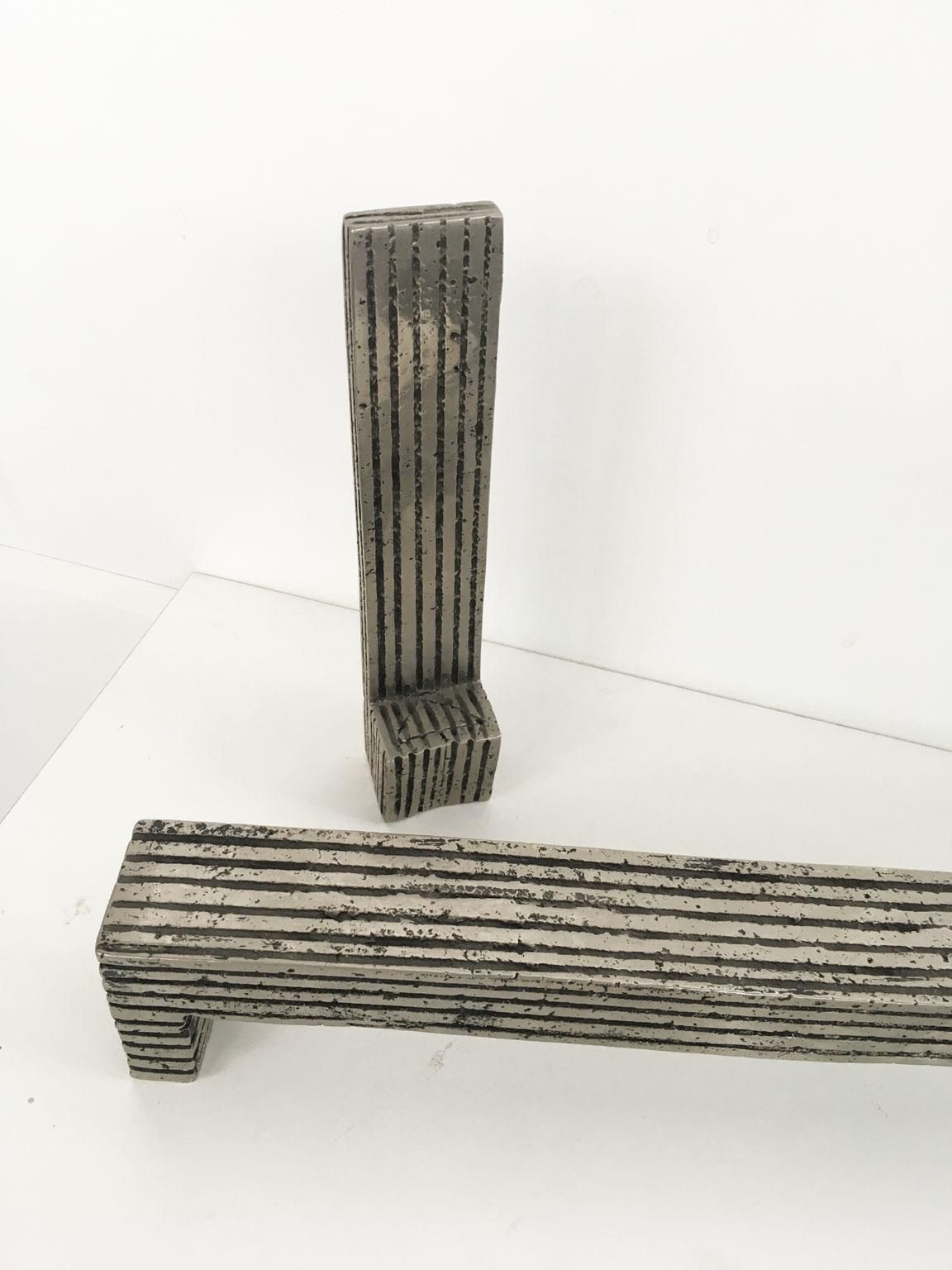 1980 Italy Bronze Abstract Sculpture Urano Palma Tavolo Del Politico E Sedia photo for sale