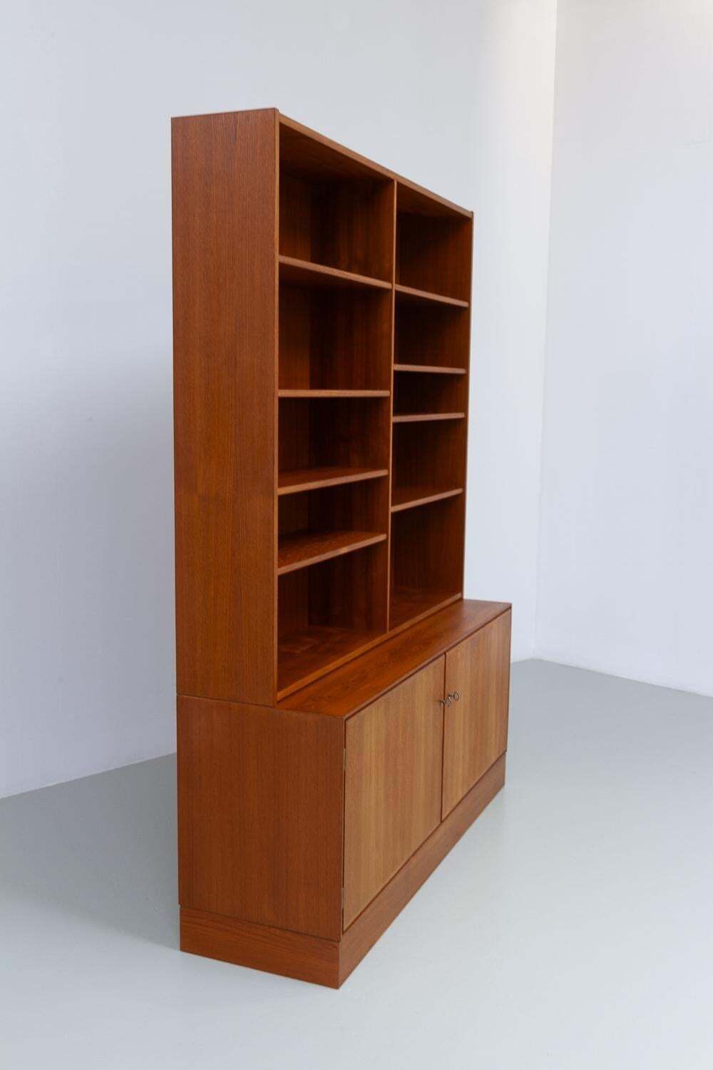 Danish Modern Teak Bookcase, 1960s. photo for sale