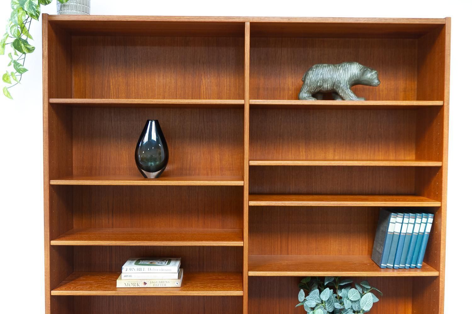 1232.0 Danish Modern Teak Bookcase, 1960s. photo