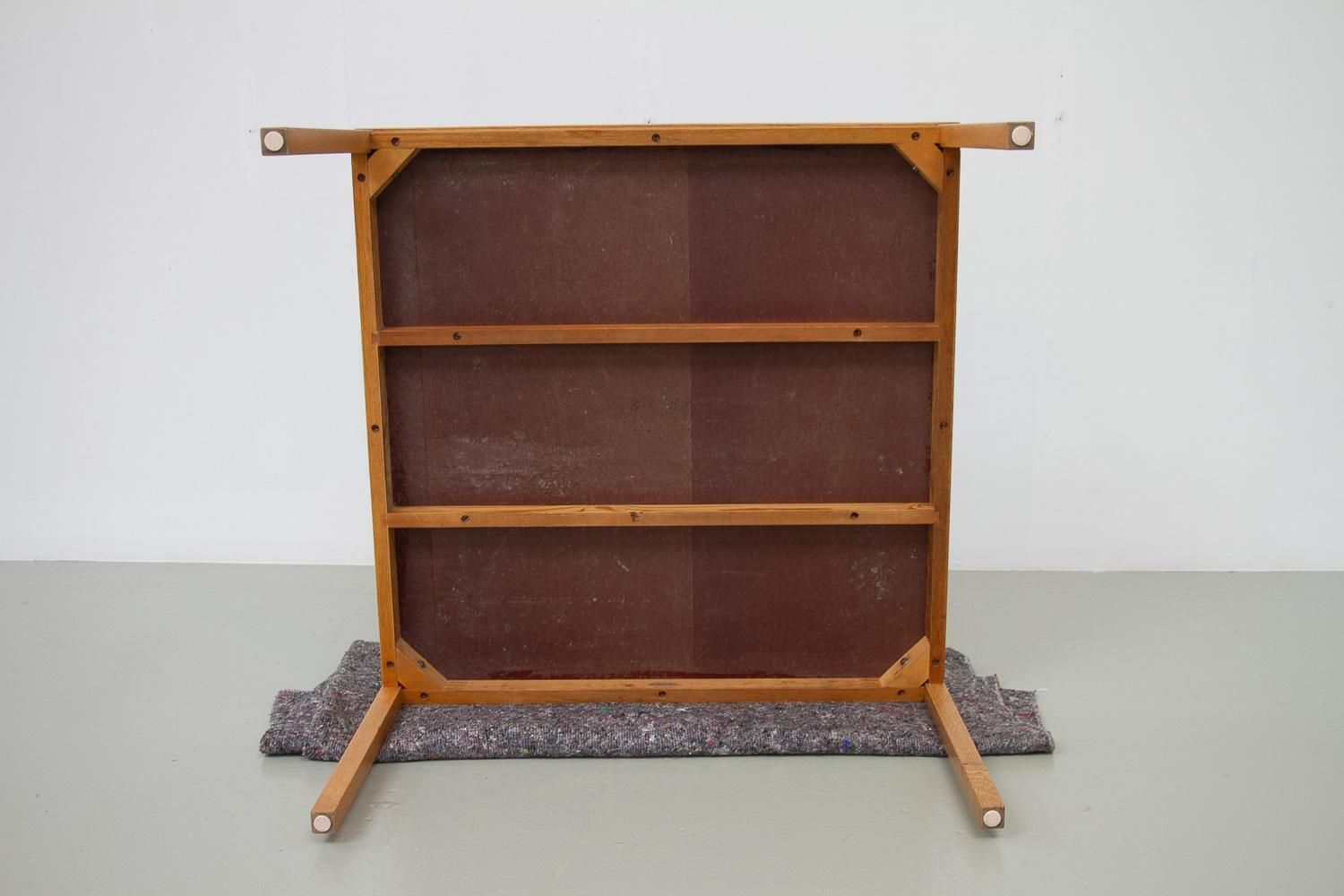 photo vinterior Mid Century Enameled Oak Coffee Table By Törneman For Nk Sweden, 1960s.
