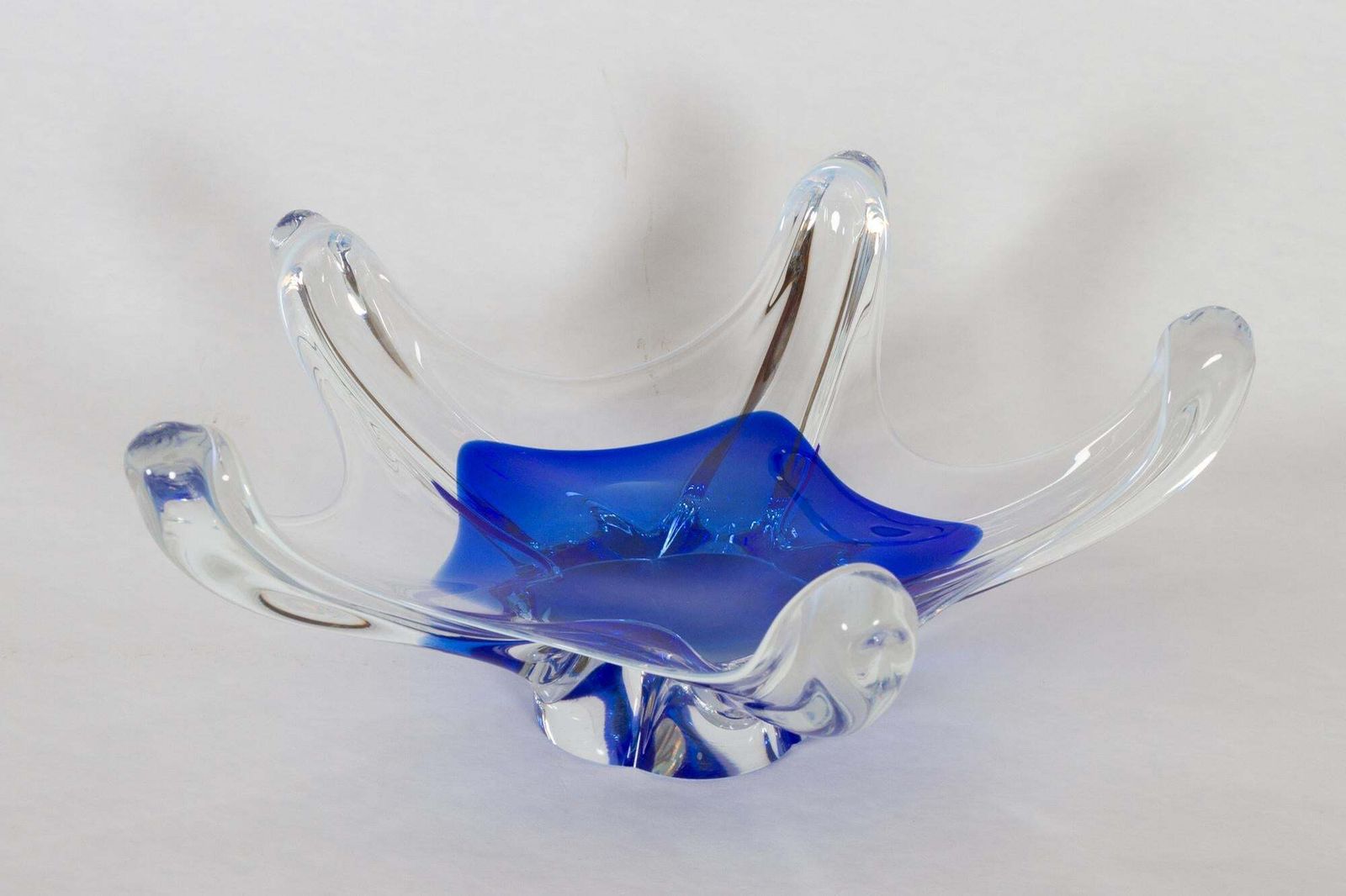 Scandinavian Modern Glass Bowl, 1950s photo Home Decor