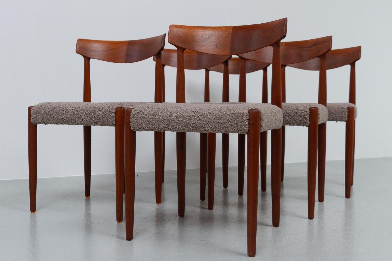 Danish Modern Teak Dining Chairs By Knud Færch For Slagelse, 1960s. Set Of 6. photo vinterior
