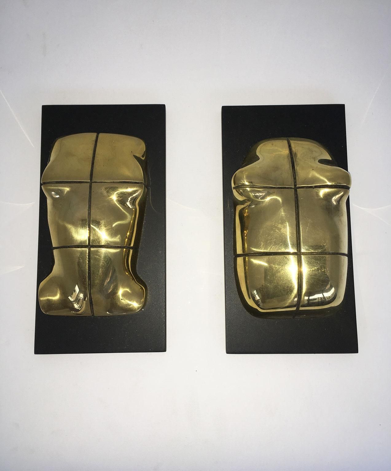 photo furniture 1980 Italy Bronze Abstract Sculpture Jiro Sugawara Orizzonte Maschile