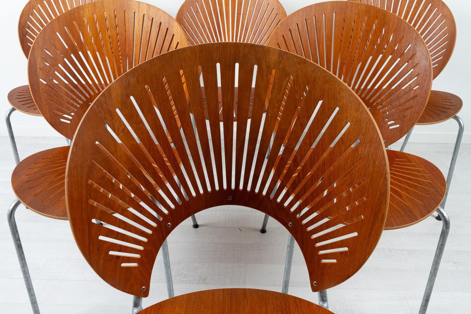 Trinidad Teak Dining Chairs By Nanna Ditzel 1990s Set Of 6 photo 3098.0