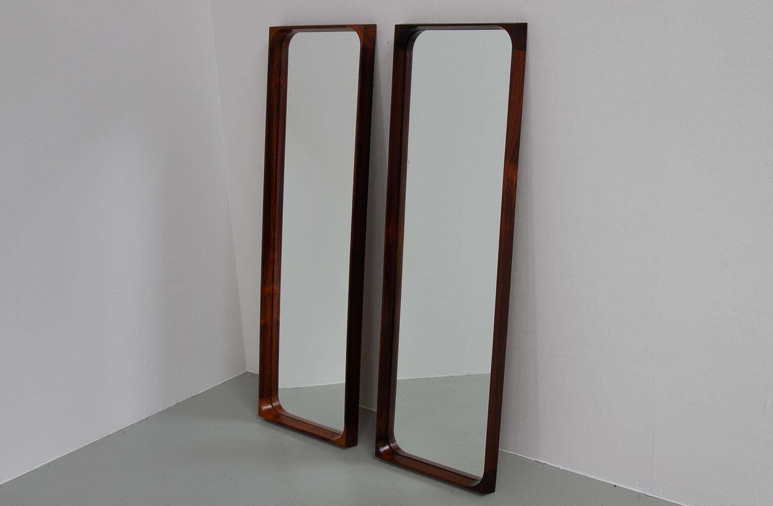 Danish Modern Rosewood Mirrors By Niels Clausen For Nc Møbler, 1960s. Set Of 2. photo furniture