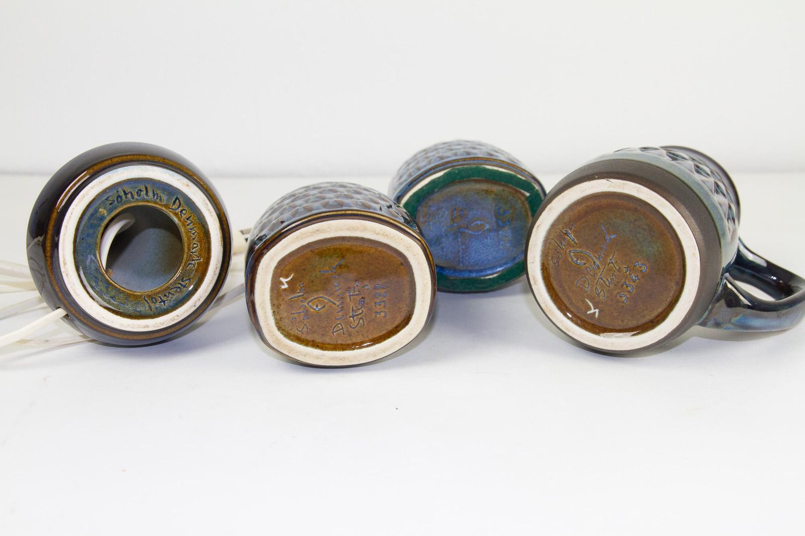 photo buy Danish Mid Century Modern Stoneware By Søholm 1960s, Set Of 17