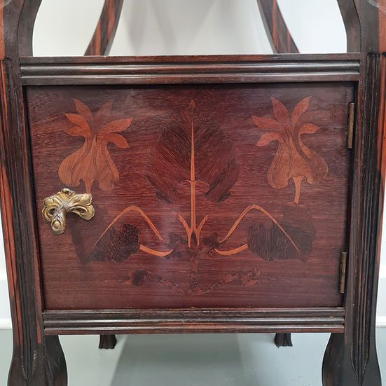 photo furniture Art Nouveau Coromandel Bedside Tables Free Delivery England/Wales