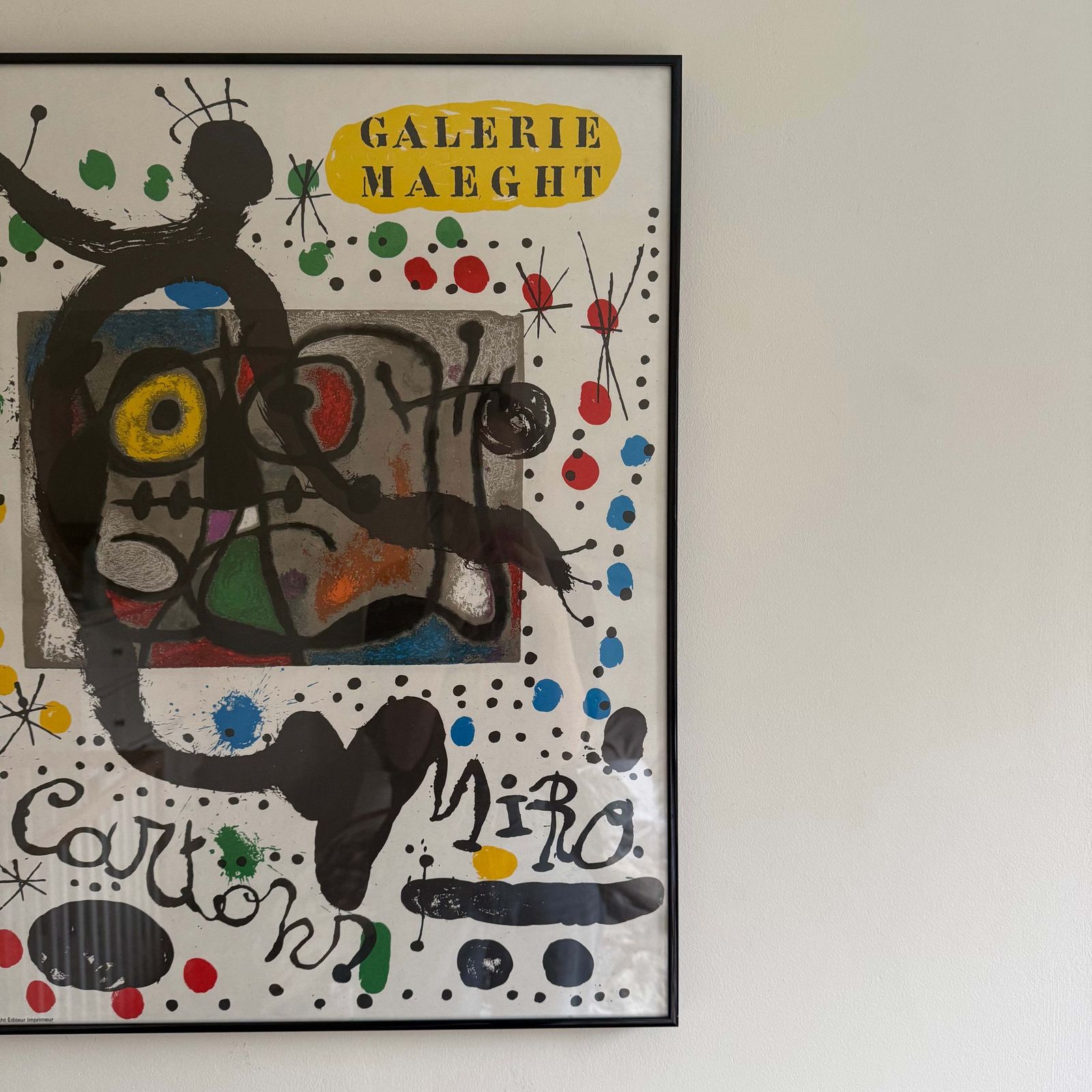 Joan Miró Galerie Maeght, 1960s photo for sale