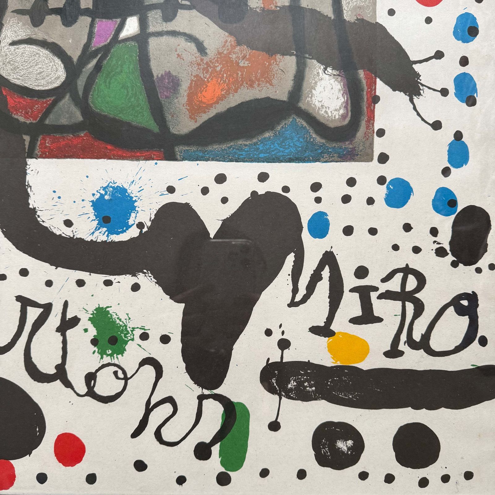 Joan Miró Galerie Maeght, 1960s photo Art