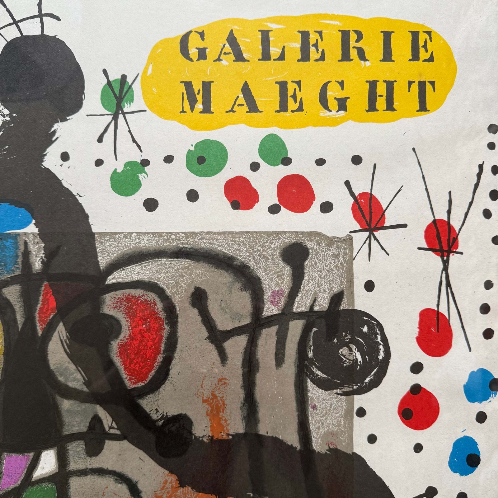 Joan Miró Galerie Maeght, 1960s photo 275.0